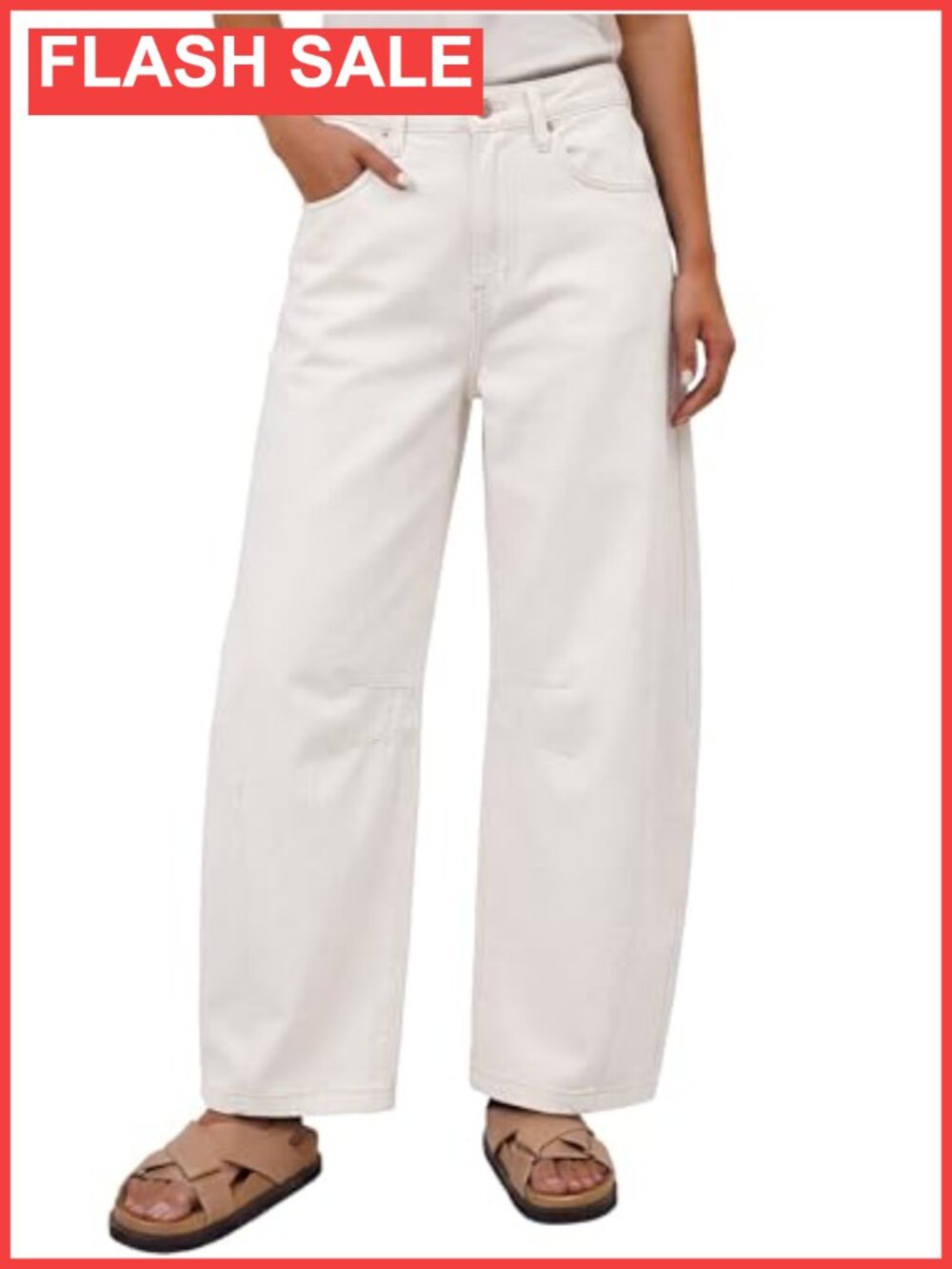 Wide Leg Barrel Jeans Baggy Relaxed Fit Ankle Denim Pants